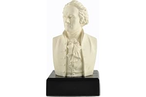 JFSM INC. Alexander Hamilton Founding Father Historical Bust Collectible Memorabilia - Great Americans Collection White