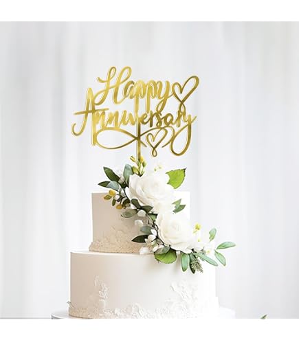 Gold Cake Topper For Wedding, Wedding Cake Toppers