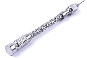 Atoplee Semi-Automatic Mini Hand Drill Chuck Micro Twist Hobby Craft Jewelers Hand Tool and 20pcs 0.3-1.6mm Twist Drill Bits 