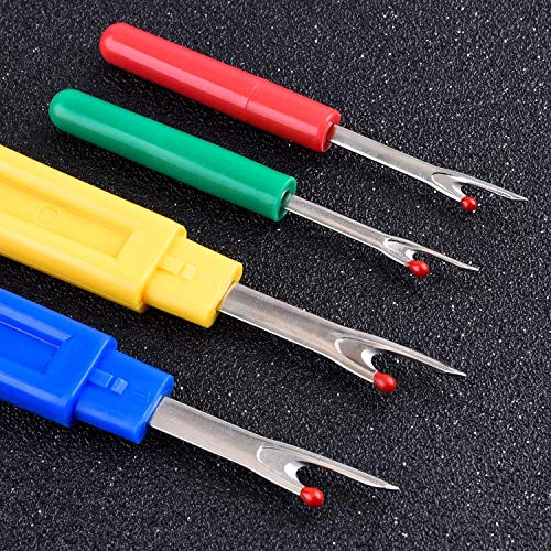 image for Onwon 8 Pieces Seam Rippers with 1 Piece U Scissors, 4 Big and 4 Small