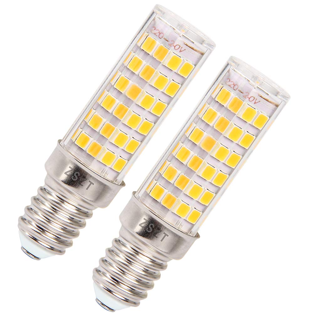 ZSZT Extractor Hood Bulb Warm White 3000K, E14 SES LED Bulbs 7Watt Equivalent 50W, AC220-240V Small lamp (Pack of 2)