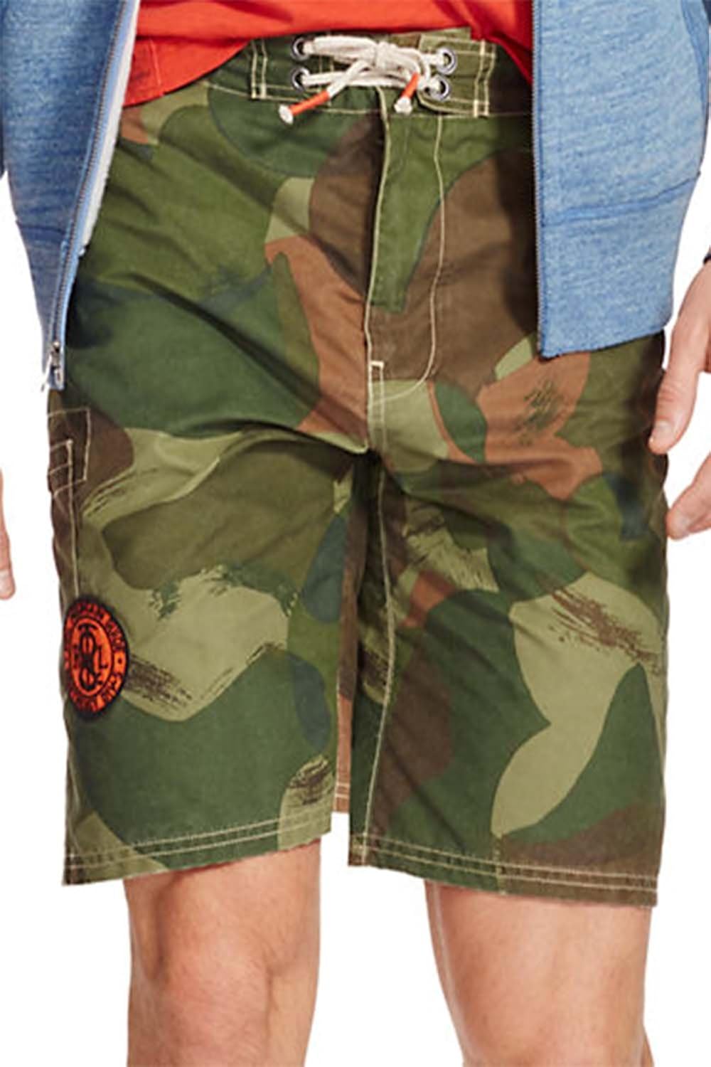 polo camo swim trunks