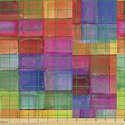 Ambesonne Abstract Fabric by The Yard, Rainbow