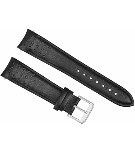 Ewatchparts 21mm Curved End Leather Watch Band Strap Compatible