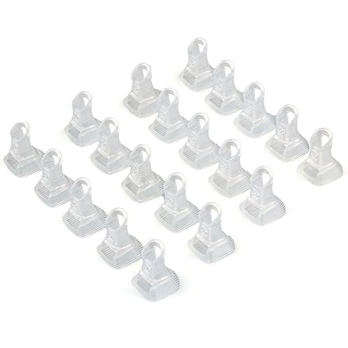 VERY100 Absatzschoner Stöckelstulpen frosted white 8-11mm (10pairs) (8-11mm (10pairs))