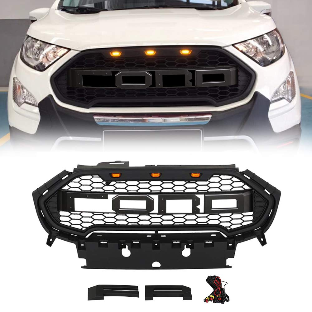 Ford Ecosport 20192023 Front Grille Grill Matte Black With Ford Logo