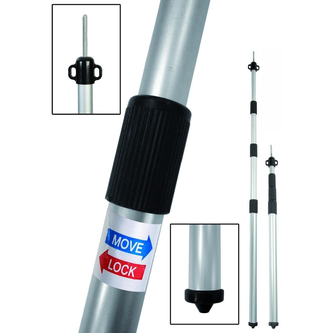 Bo-Camp - Tarpaulin/tent pole - 4 parts - 83/230cm