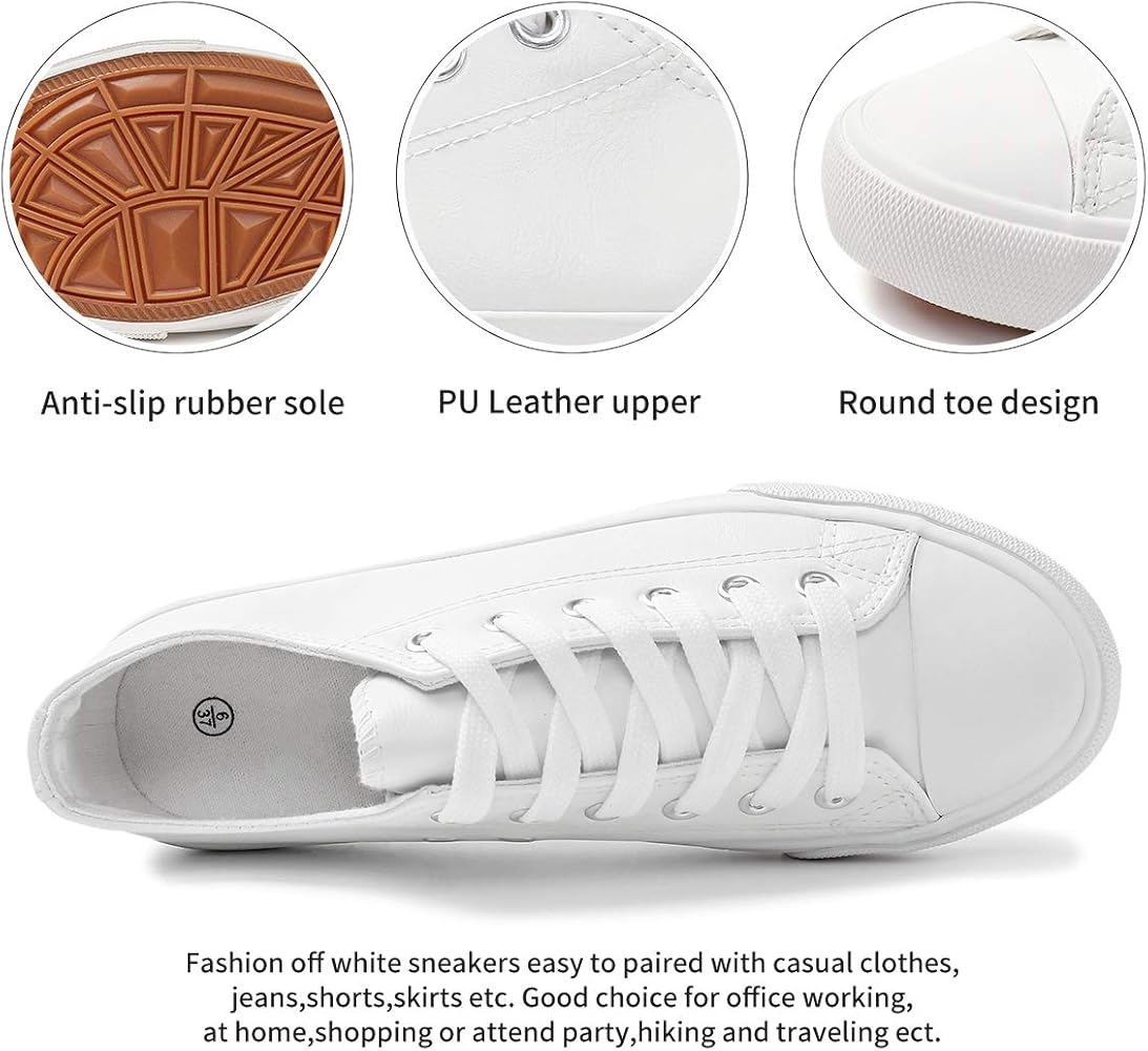 white tennis shoes casual