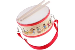 Generic Compact Snare Drum with Sticks and Belt for Kids Gift