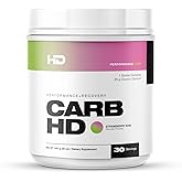 HD MUSCLE CarbHD Carbohydrate Formula | 25g Cluster Dextrin + 500mg Coconut Water Powder | Performance & Recovery Support | 30 Servings (Strawberry Kiwi)