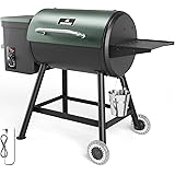 DAMNISS Pellet Smoker Grill Combo, 456 SQ.IN