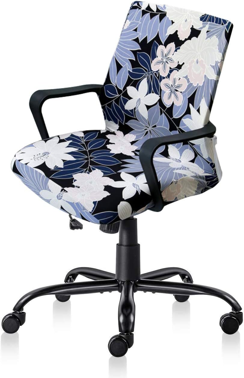 MOCAA Office Chair Cover,Computer Ergonomic Chair Slipcover, Mid Back Chair Covers (Chair not Included) (Style 9)