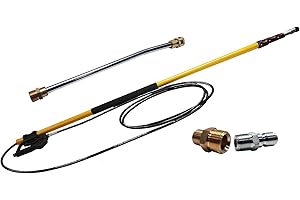 Ultimate Washer UW11-PW0424, 24 FT. Telescoping Wand, 4-Stage, 4000 PSI, 8.0 GPM