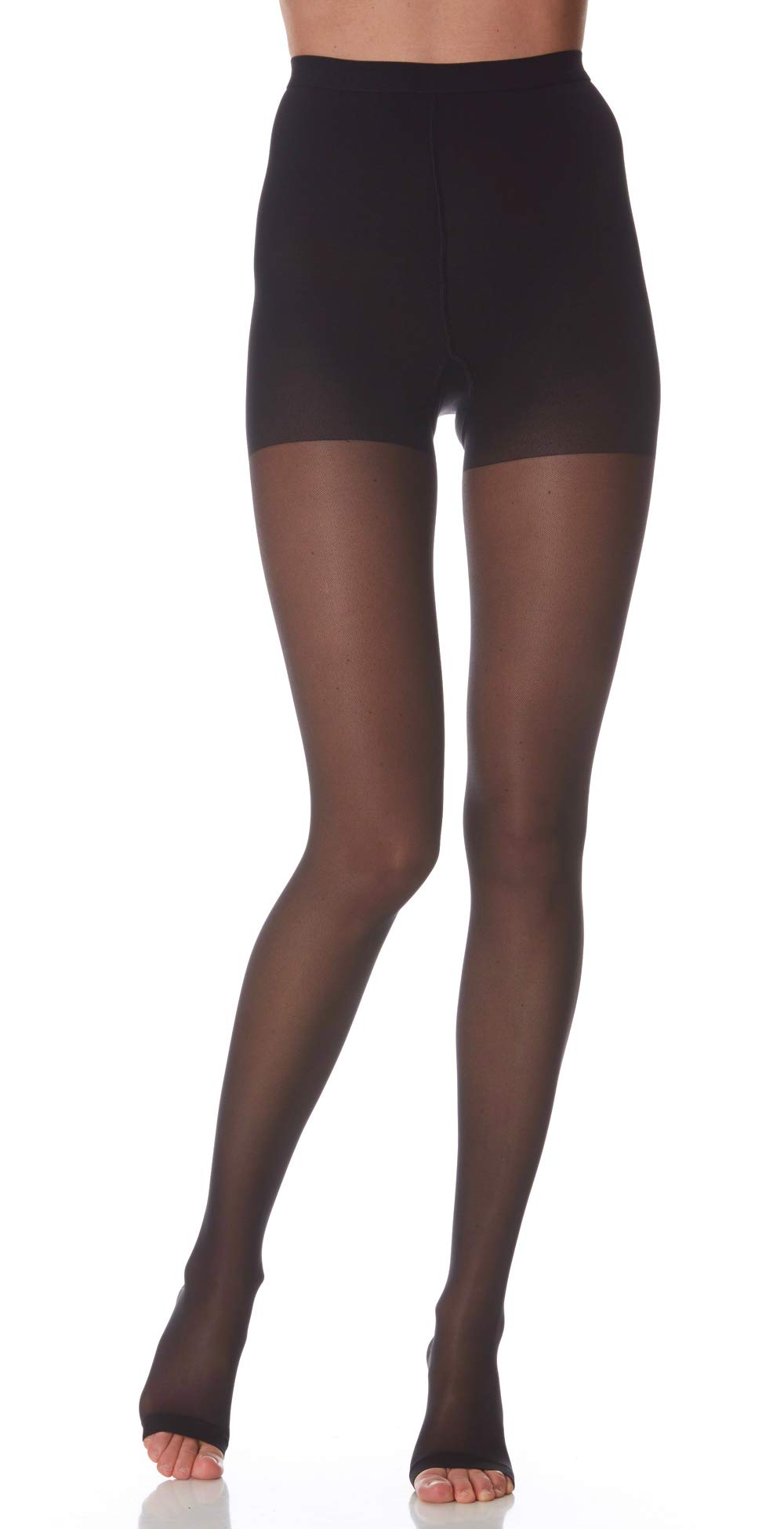 Scudotex Panty 140 Denier Open Toe Black Size 5-1 Unit