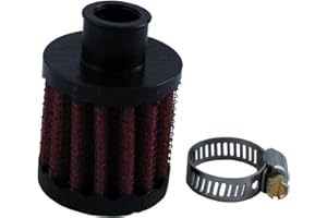 4INTO1 Uni Filter UP-103 1/2" Clamp-On Breather , Black