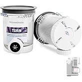 2 Pack Creami Swirl Pints and Lids for Ninja NC700 NC701 Series Accessory,16oz Creami Pint with Ice Cream Makers Compatible for Ninja Swirl Ice Cream & Soft Serve Makers BPA Free & Dishwasher Safe