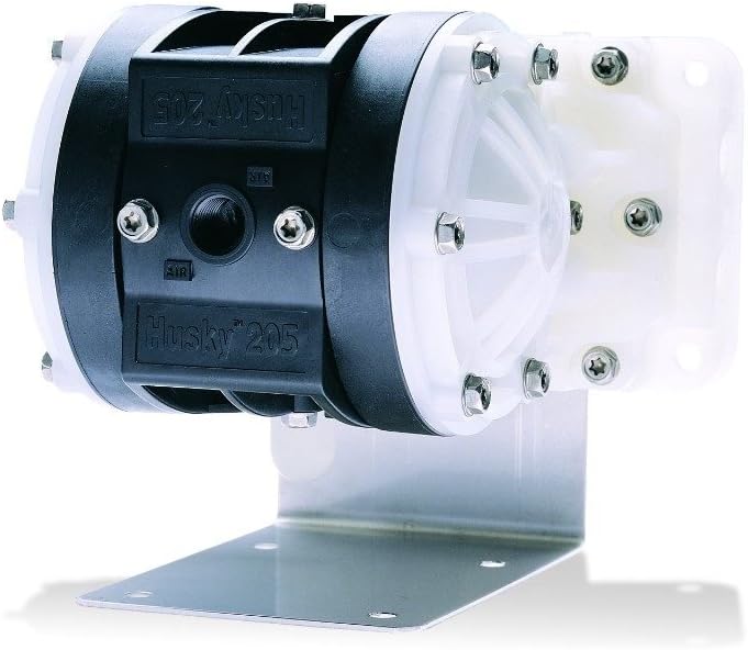 1/4" Graco Husky 205 Air Diaphragm Pump (Poly/PTFE) - D12091, White