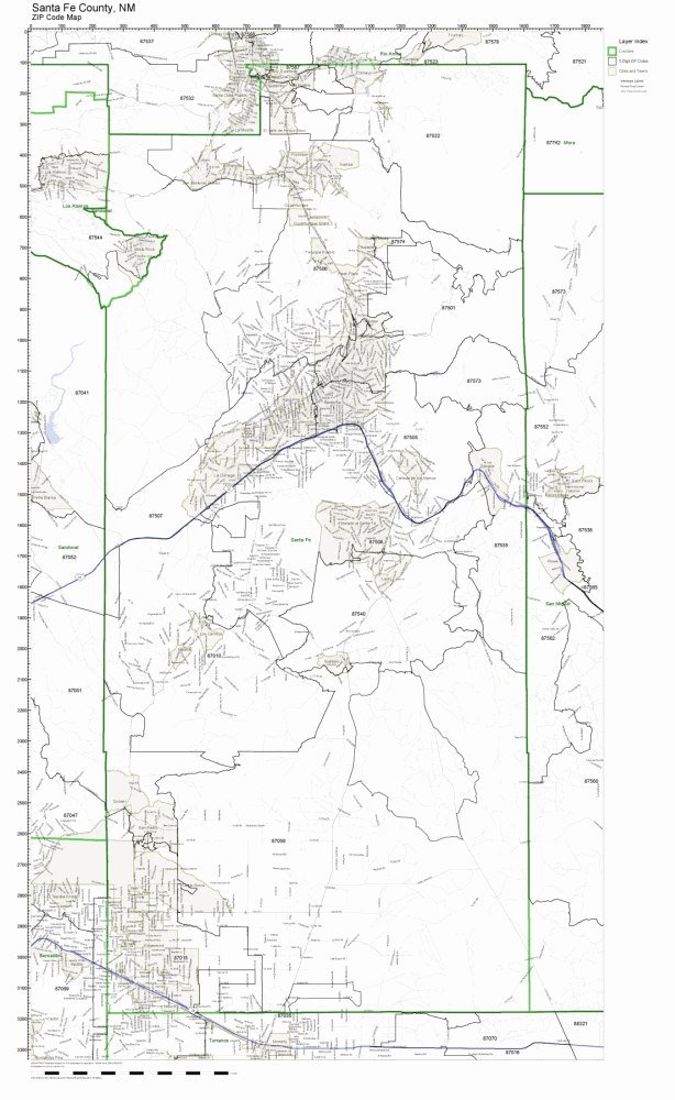 Santa Fe Zip Code Map Maping Resources