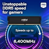 Crucial Pro DDR5 RAM 32GB Kit 2x16GB 6400MHz CL38 XMP 3.0 EXPO view 2