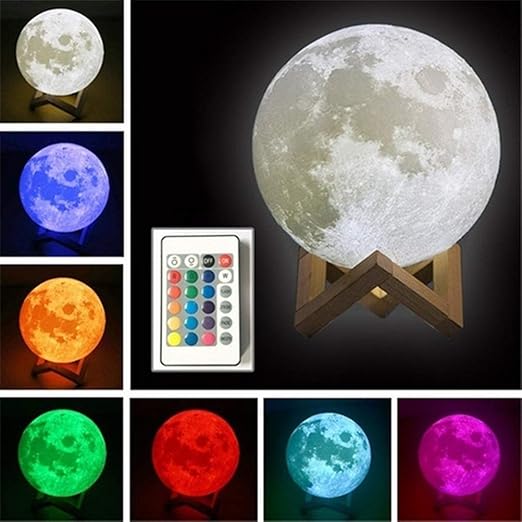 luna luz lunar 3d realista