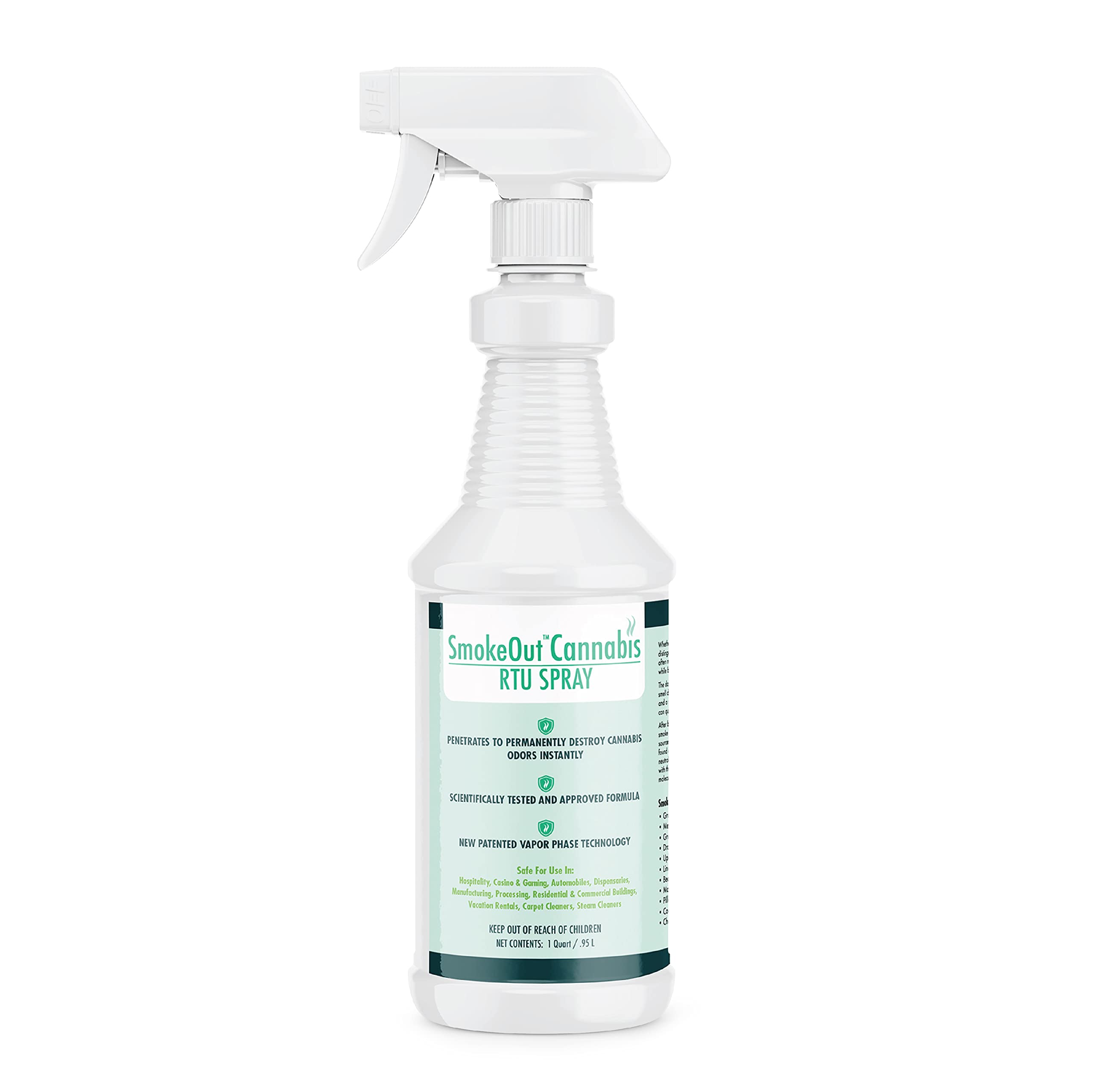 Photo 1 of SmokeOut - Commercial Strength Odor Eliminator - Neutralizer, Deodorizer, Odor Remover (32 ounce)