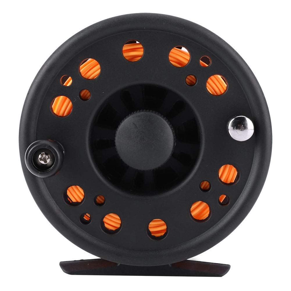 Bnineteenteam Fly Fishing Reel, GLA 7/8 5/6, Orange, Fly Reel, Fly Fishing, Ambidextrous, Plastic, Precision Disc Drag System