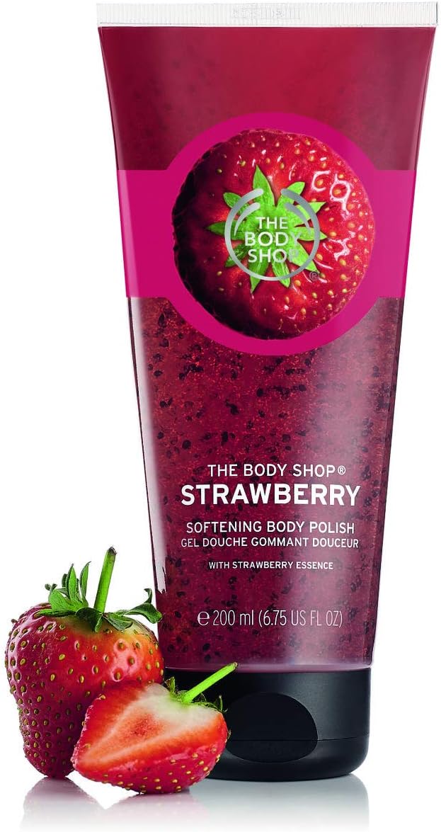 The Body Shop Body Polish, Strawberry, 6.75 Ounce by The Body Shop 200ml, Multicolour, 200 ml (Pack of 1)