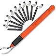 AFA Tooling - Deburring Tool with 10 Extra High Speed Steel Swivel Blades - Works on Metal, Resin, PVC Pipes, Copper, Plastic and 3D Printed Edges - Plumbing & 3D Printing Burr Removal Reamer Tool