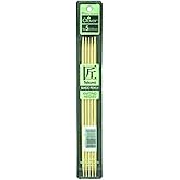 Clover 72684 Bamboo Double Point Knitting Needles 7 in. 5-Pkg-Size 5