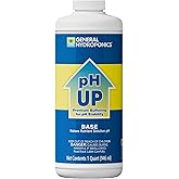 General Hydroponics pH Up Liquid Premium Buffering For pH Stability, Quart