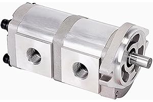 JXXPGG Hydraulic Gear Pump, Premium HGP-33A-F6-6R Hydraulic Pressure Gear Pump, Durable Hydraulic Gear Pump Model 6 to 30 Displacement, Easy to Operate Hydraulic Pressure Gear Pump