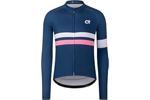 Coconut Ropamo CR Long Sleeve Cycling Jersey Mens, 3+1 Zipper Pockets Bicycle Tops Quick Dry Breathable Biking Shirt