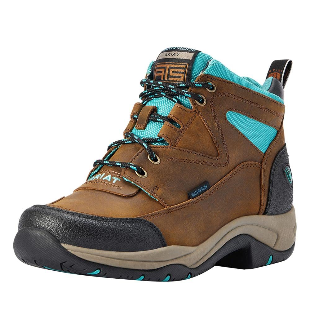 ARIAT Women’s Terrain Waterproof Boot Weathered Brown Image ARIAT Women’s Terrain Waterproof Boot Weathered Brown Image