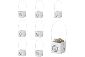 NITHECON 40pcs Thank You Succulents Wraps [NOT Include Plants and Pots]-[Fits 2 Inch Pots] Succulent Gift Wraps bags Decorati