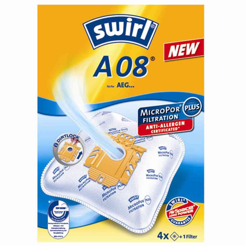 Swirl A 08 Vacuum Dust Bag Accessory for (Dust Bag, White)