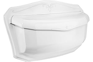 ARCHITECTURAL MAILBOXES 2541W Villa Wall Mount Mailbox, Large, White