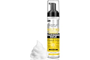 WOZUTUNT 8.45 FL OZ Lace Melting and Holding Mousse Glue-Less Hair Adhesive for Wigs, Extra Hold Lace Melting Mousse Adhesive Wig Spray for Closure Wigs Extensions, Wig Melting Mousse Supreme Hold for Wig Hair