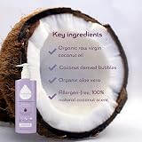 Kokoso Baby Hair & Body Wash 200ml Coconut Oil Aloe Vera 3-in-1 view 4