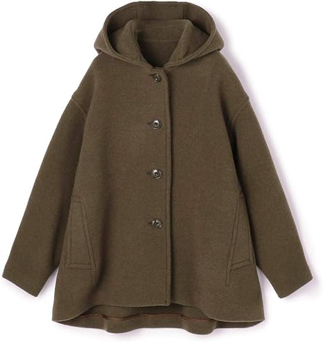Amazon ボールジィ ウールストレッチ フーデッド ショート コート レディース コート ジャケット 通販
