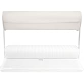 WUTIST 8WD156-R-B Seat Backrest Back Cushion Compatible with 8WD156 Series | Compatible with 8WD156 Series 70 Quart Offshore Swingback Cooler Seat for Fishing, Pontoon Boat, Yacht White