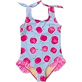 Portakal Girls One Piece Swimsuit Vibrant Cute Quick Dry Beach Swimwear Bathing Suits