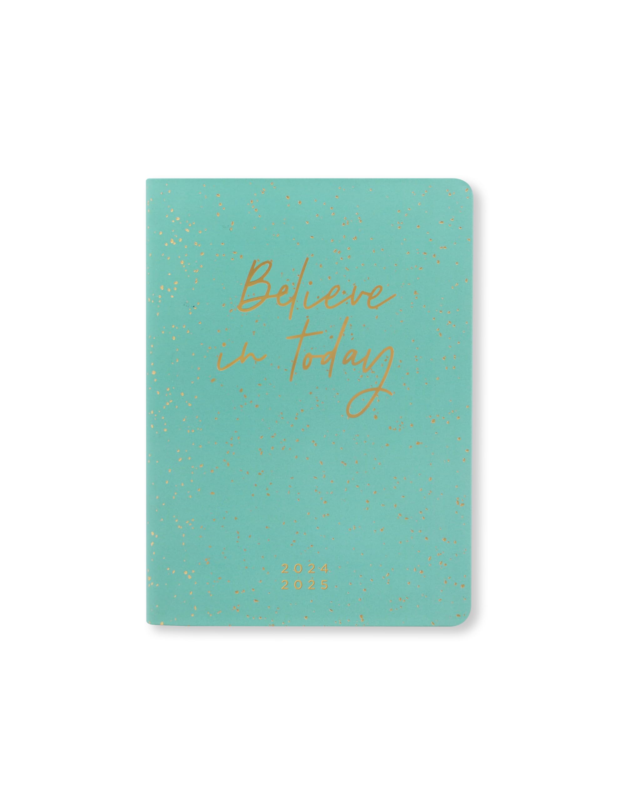 Letts of London Inspire A6 academic 2024/2025 week to view diary - green