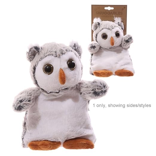 Cute Búho diseño Snuggables calentador para microondas si te ...