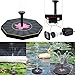 Ankway Solar Fountain Pump for Birdbath 1.4W Beautiful Octagon Shape Lotus Printed Solar Powered Fountain Pumps for Pond Water Bird Bath Garden Patio Pool Fish Tank
