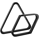 GSE Solid Wood Billiard 8-Ball Triangle / 9-Ball Diamond Pool Ball Racks | For 2-1/4" Pool Balls, Pool Table Ball Holder Positioning Rack, Diamond or Triangle Ball Racks, Pool Table Accessories