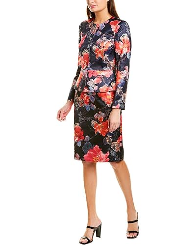 Sheath Dress Tahari Asl Suits TAHARI ASL Women's Asymmetrical Neck