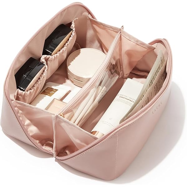 Amazon.com: EACHY Travel Toiletry Bag with Hanging Hook, Portable Makeup Cosmetic Bags for Women, Water-Resistant Full-Size Travel Accessories (Pink) : Beauty & Personal Care Amazon.com: EACHY Travel Toiletry Bag with Hanging Hook, Portable Makeup Cosmetic Bags for Women, Water-Resistant Full-Size Travel Accessories (Pink) : Beauty & Personal Care