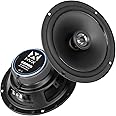 NVX® ESP65 6.5" E-Series 2-Way Coaxial Car Speakers, 360W Peak (120W RMS), 13mm PEI Dome Tweeters, Polypropylene Cone, Rubber Surround, 4 Ohm, Easy Installation for Cars/Trucks (Pair)