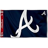 Atlanta Braves Printed Header Flag 3x5 Banner