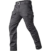 CARWORNIC Gear Men's Tactical Cargo Pants Waterpoof Lightweight Rip Stop EDC Military Combat Trousers
